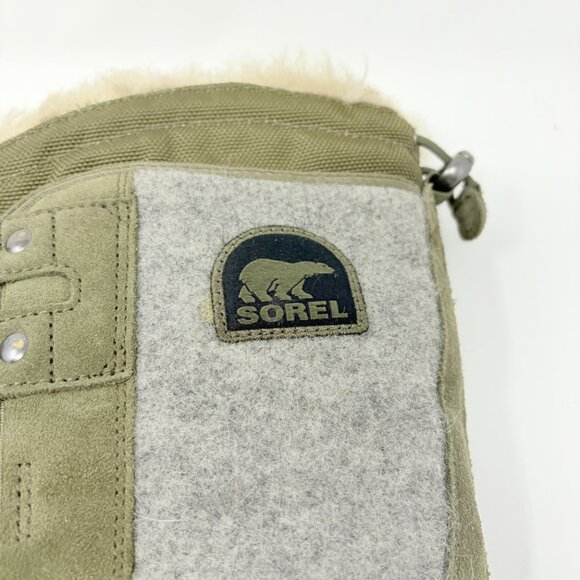 Sorel women's Tivoli high snow boots 7 green grey - Picture 5 of 11